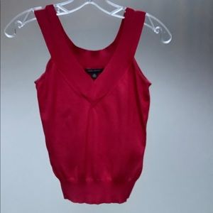 Banana Republic Sleeveless Red Top